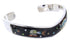 Multicolor Silver Native American Mesa Design Cuff Bracelet YS67427